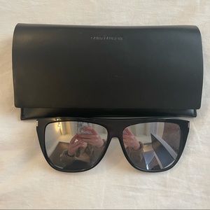 Saint Laurent SL1 Unisex Mirrored Sunglasses
